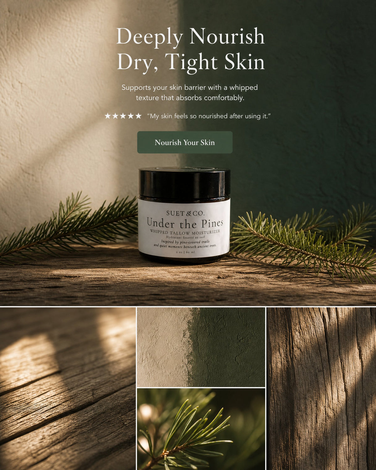 Under The Pines | Whipped Tallow Moisturizer